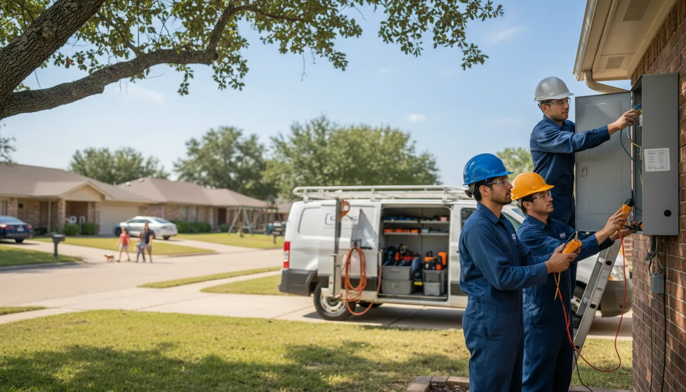 Certified electrician providing emergency electrical services in Universal, IN
